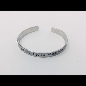 Black Lives Matter cuff bracelet